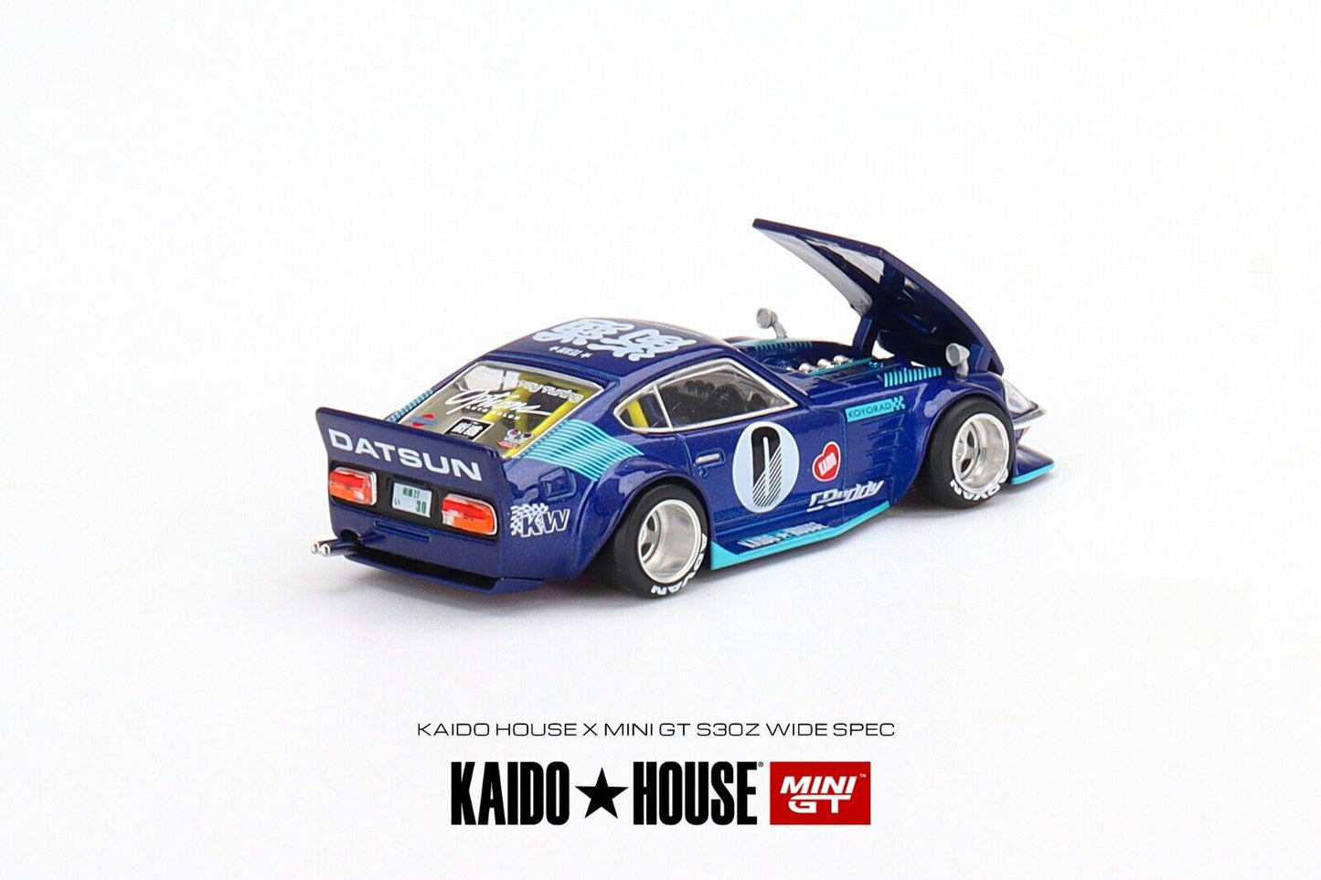 Mini GT KAIDO HOUSE Datsun Fairlady Z Blue S30Z 1:64 Die-cast Car Model Toys