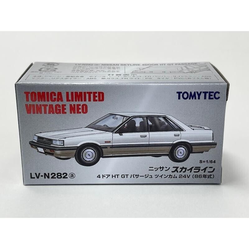 Tomytec Vintage Nissan Skyline R31 4Door HT GT Passage 1/64 Metal Die-cast Car