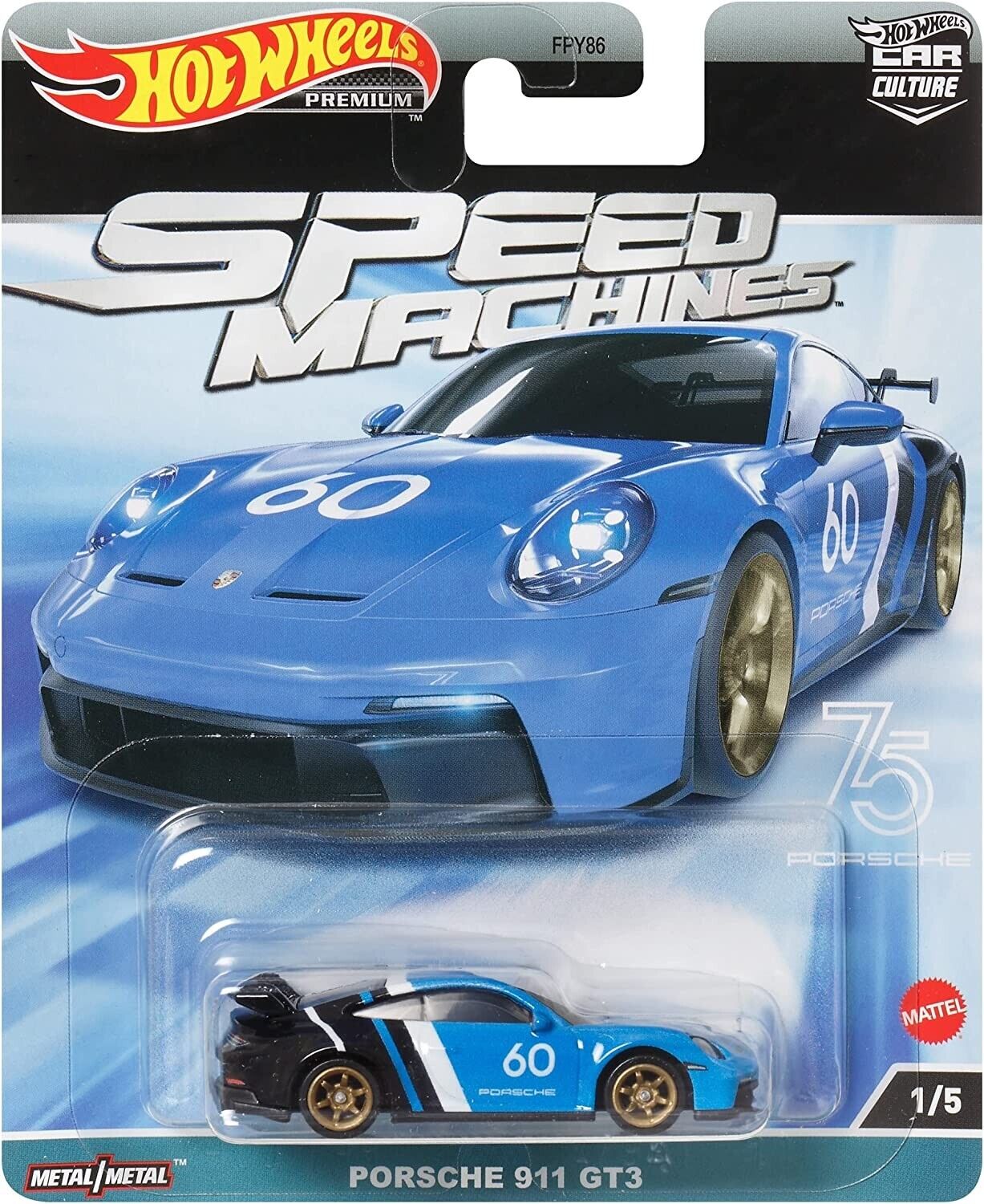 Hot Wheels 2023 Car Culture Speed ​​Machine, un juego de 5 coches 1:64, juguetes de modelo de coche fundido a presión