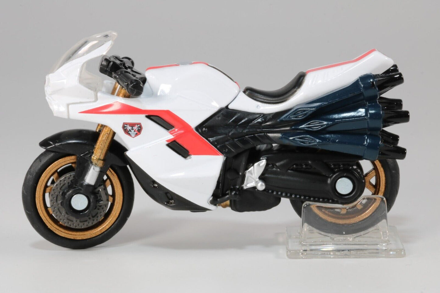 Tomica Shin Kamen Rider motocicleta ciclón 1:64 juguete de modelo de coche fundido a presión de Metal