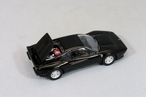 Tomytec Limited Vintage Ferrari GTO Black Metal Die-cast Car Model 1/64