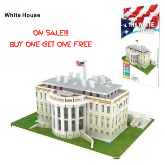 Word Famous Building The White House 3D Jigsaw Puzzle DIY Model Set 35 PCS