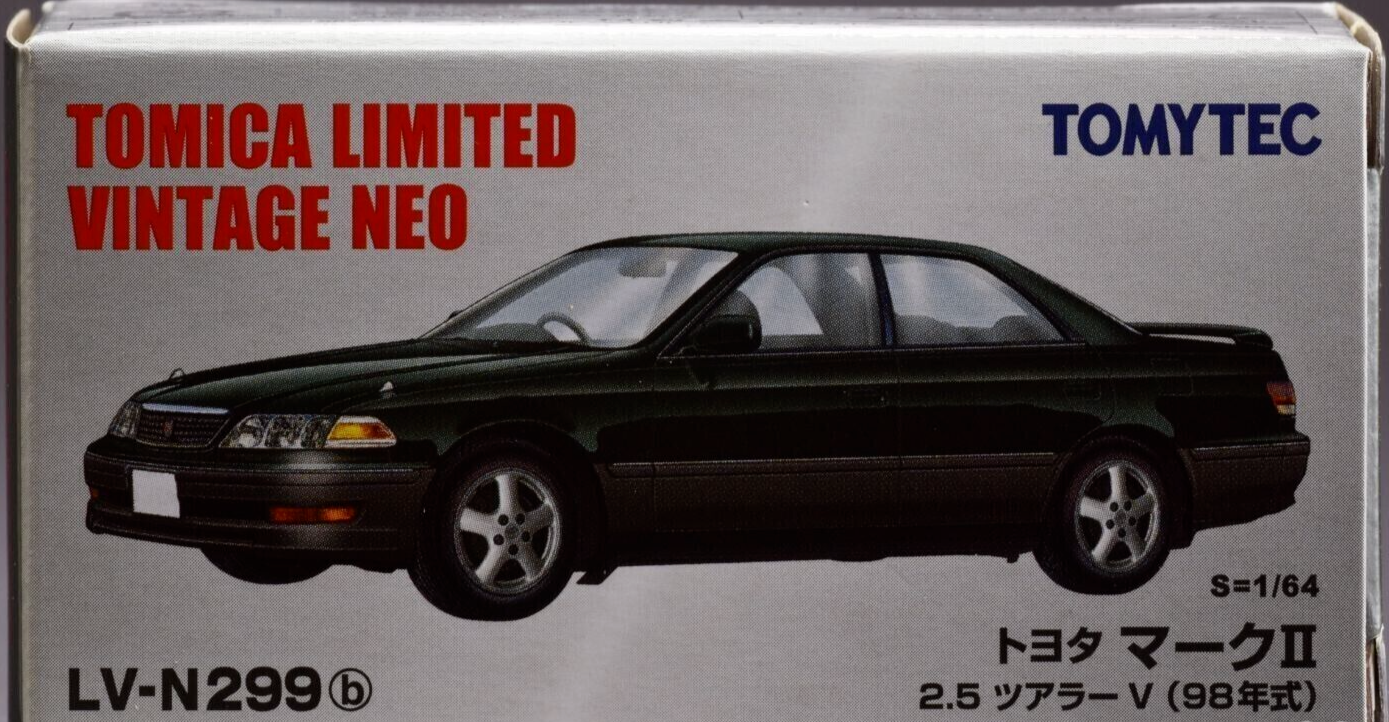 [Tomica Limited Vintage NEO LV-N299B 1/64] Toyota Mark II 2.5 TOURER V 1998 BK