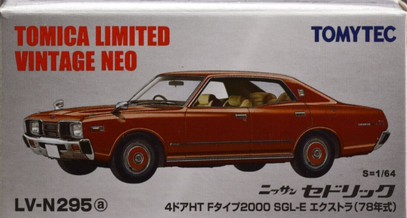[Tomica Limited Vintage NEO LV-N295A 1/64] Nissan Cedric 4door HT F-Type 2000