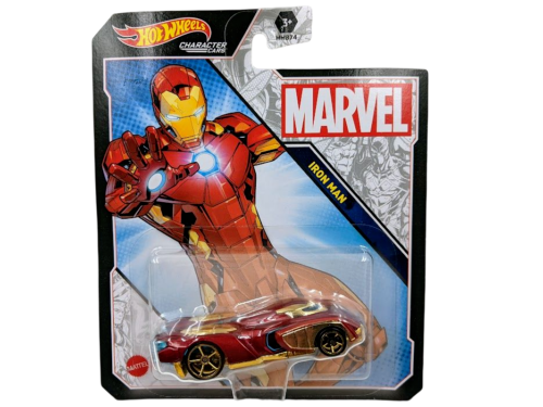 Hot Wheels Marvel Iron Man Hulk Thor Juego de 3 coches fundidos a escala 1:64 juguetes modelo 