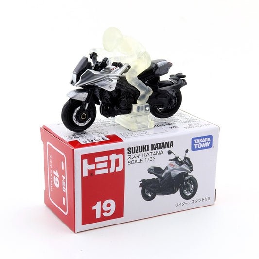 Tomica Suzuki KATANA motocicleta escala 1:32 coches fundidos a presión modelo Juguetes