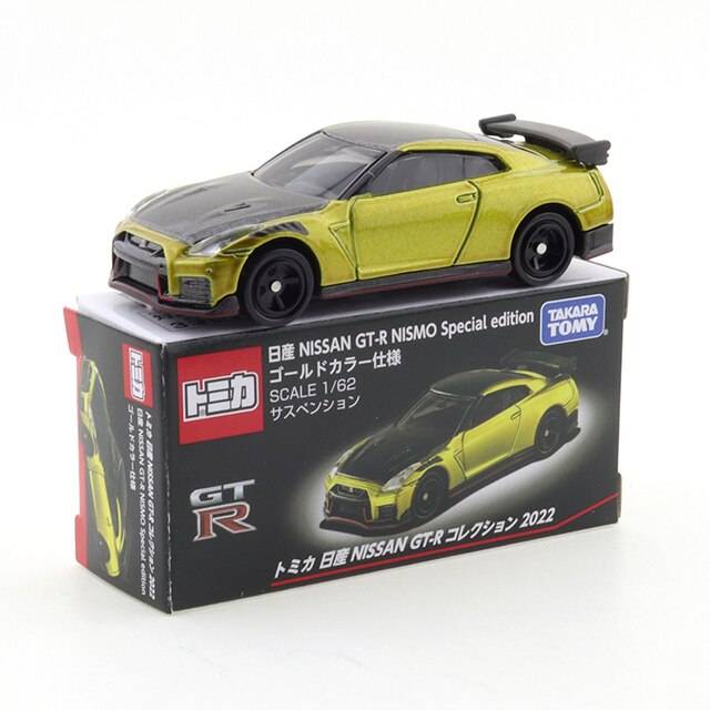 Tomica Nissan GT-R R35 NISMO Edición Especial JDM 1:62 Die-casts juguetes de modelo de coche