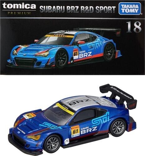 Tomica Premium Subaru BRZ R &amp; D Sport JDM escala 1:60 juguetes de modelo de coche fundido a presión