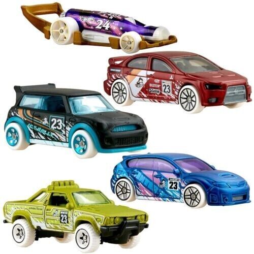 Hot Wheels 2023 Christmas Holidays Set Of Cars 5 1:64 Scale Die-cast Car Model Toys