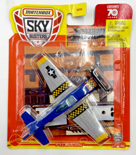 2023 Matchbox 70 Years Sky busters Top Gun Set of 8 Pcs Die-cast Airplane Toys