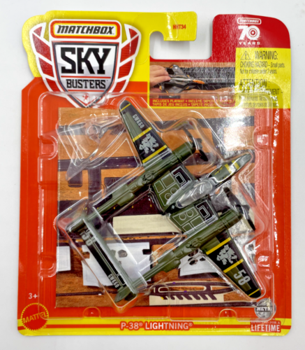 2023 Matchbox 70 Years Sky busters Top Gun Set of 8 Pcs Die-cast Airplane Toys