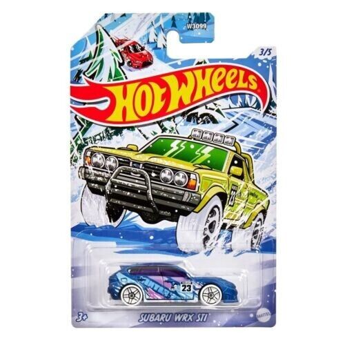 Hot Wheels 2023 Juego de vacaciones navideñas de coches 5 escala 1:64 juguetes de modelo de coche fundido a presión