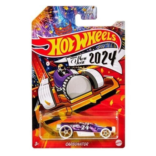 Hot Wheels 2023 Juego de vacaciones navideñas de coches 5 escala 1:64 juguetes de modelo de coche fundido a presión