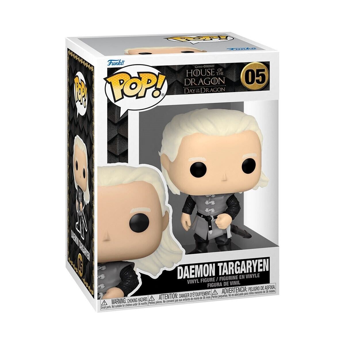 Funko Pop Juego de Tronos Casa del Dragón Daemon Targaryen Vinilo Figura 05