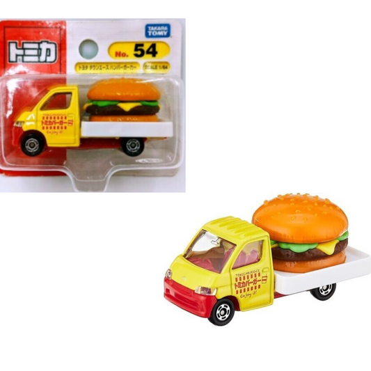 Tomica Toyota-camión de hamburguesas, escala 1:64, coches fundidos a presión, modelos de juguetes