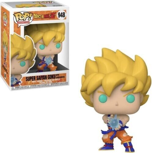 Funko Pop Dragon Ball Z Super Saiyan Goku Kamehameha Vinyl Figures Toys #948