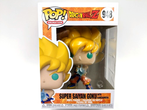 Funko Pop Dragon Ball Z Super Saiyan Goku Kamehameha Figuras de vinilo Juguetes # 948