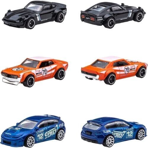 Hot Wheels 2023 JDM Japan Import Theme Set Of 6 Car