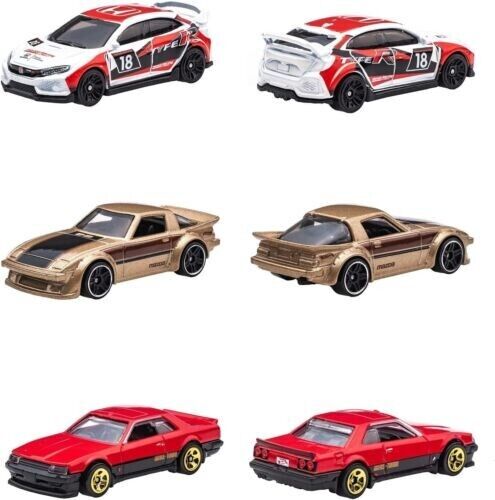 Hot Wheels 2023 JDM Japan Import Theme Set Of 6 Car