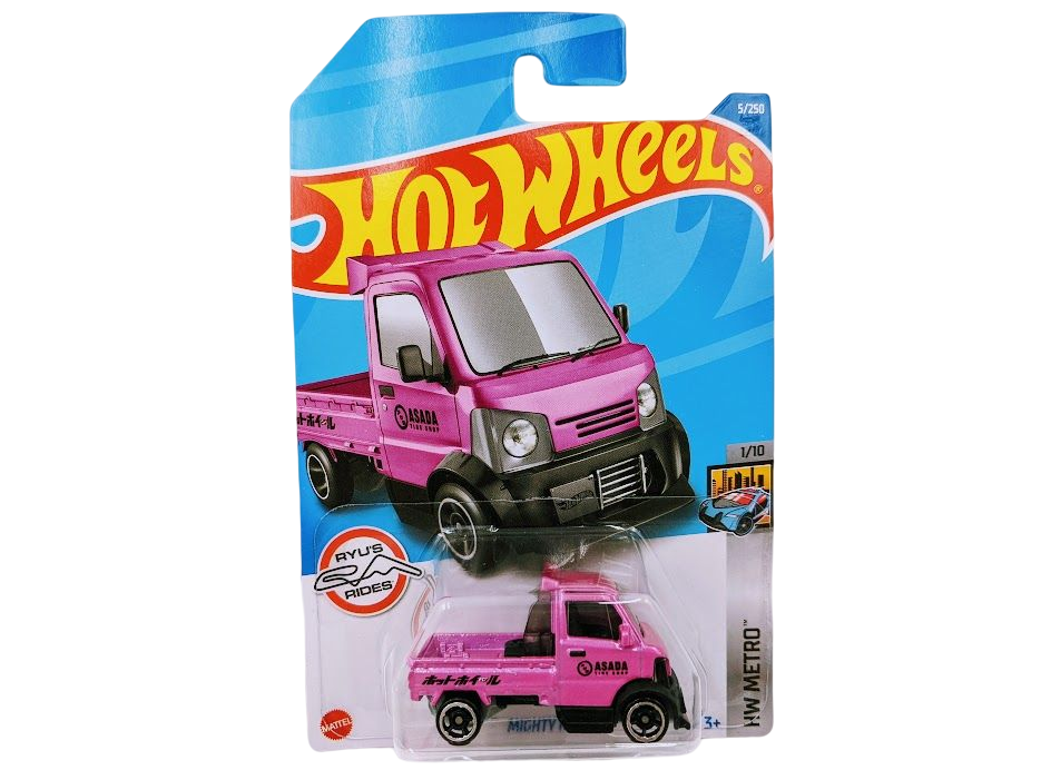 Hot Wheels MIGHTY K' Osaka Asada Tire Shop 1:64 Modelos de autos fundidos 5/250 1/64