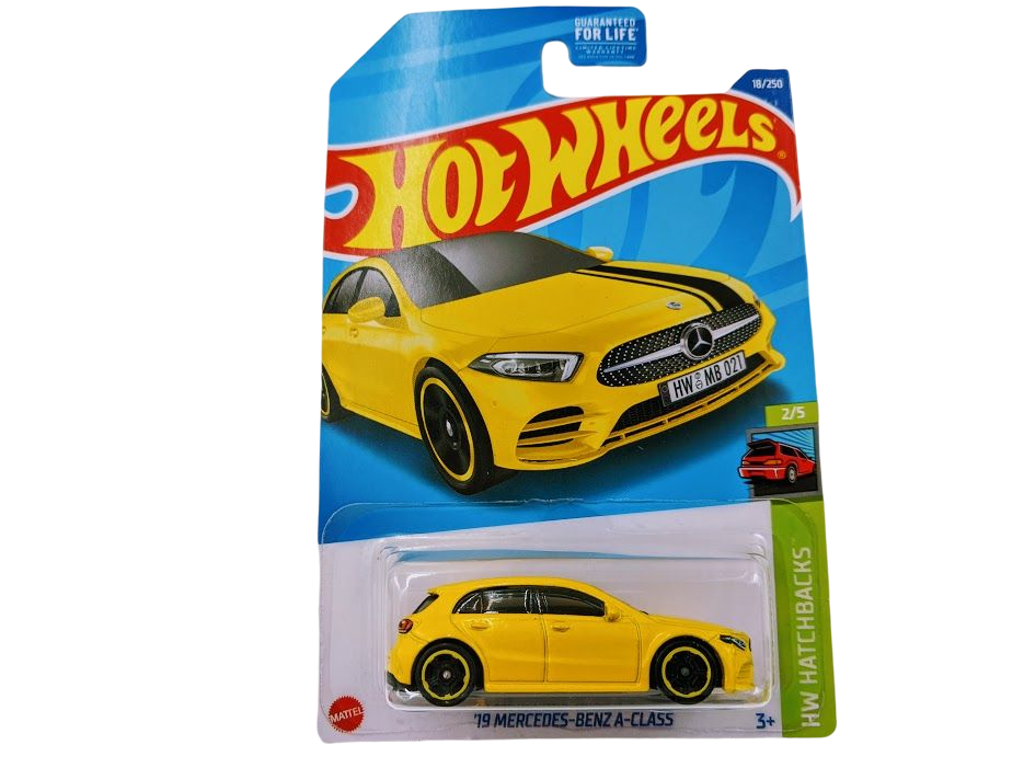 Hot Wheels Hatchbacks 19 Mercedes-Benz Clase A 1:64 Modelos de Coches Diecast