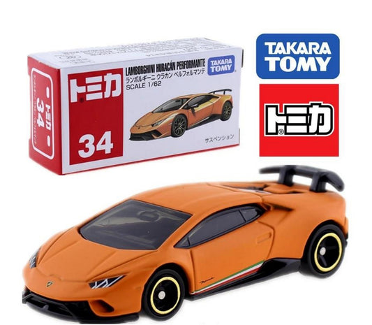 Tomica Lamborghini Huracan escala 1:62 coches fundidos a presión modelo Juguetes