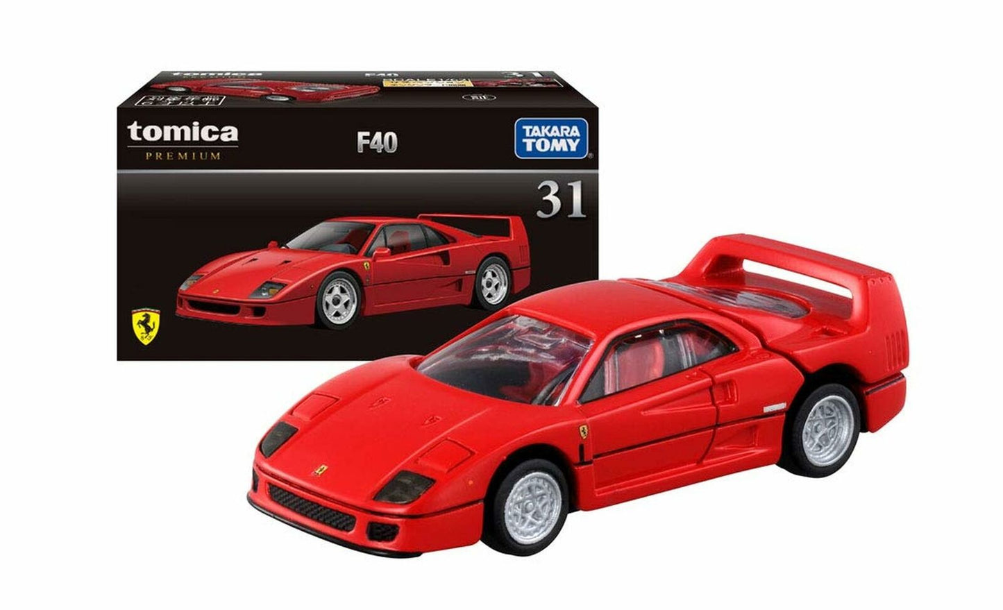 Tomica Premium Ferrari F50 rojo escala 1:62 coches fundidos a presión modelo Juguetes